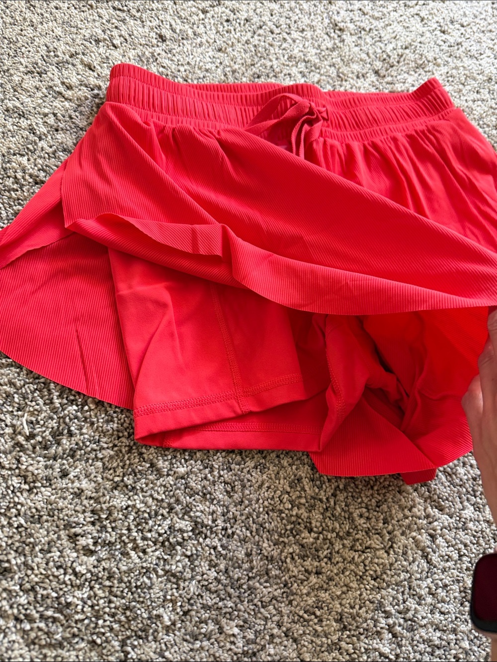 JoyLab Red Drawstring Shorts - Picture 4 of 5